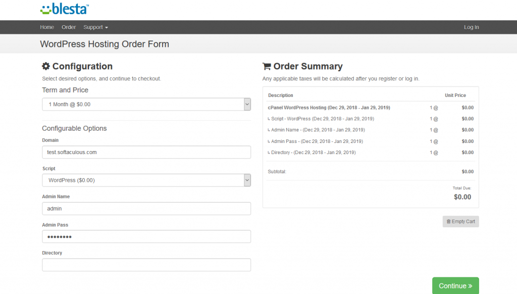 Auto Install Scripts – Blesta Plugin Image 1