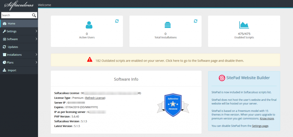 How to Install Softaculous on GoDaddy VPS Image 5 How to Install Softaculous on GoDaddy VPS