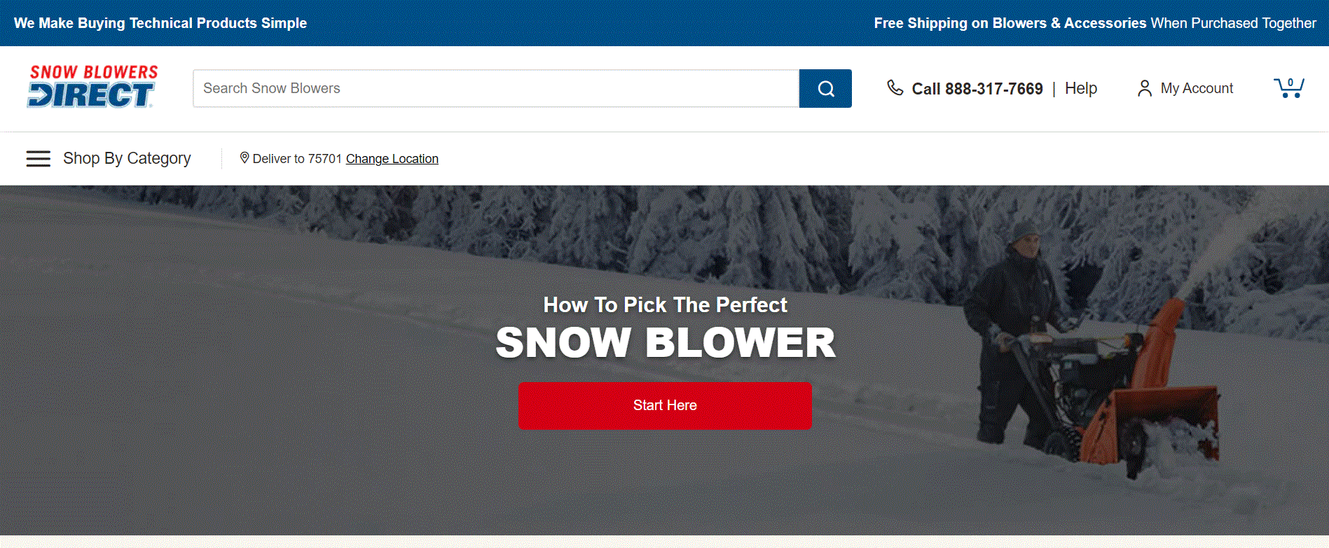 snowblowersdirect.com osCommerce Showcase