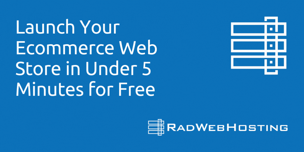 Launch free ecommerce web store in under 5 minutes