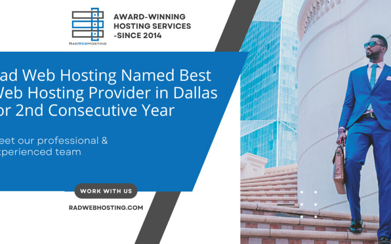 Rad web hosting named best web hosting provider in dallas for 2nd consecutive year