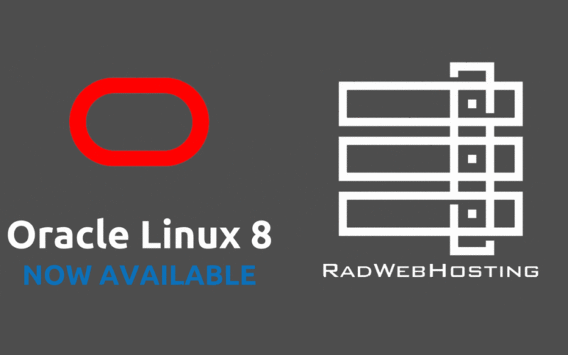 Oracle linux 8 now available for vps servers