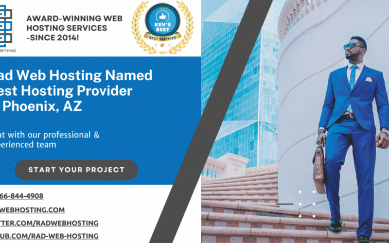 Rad web hosting named best web hosting provider in phoenix