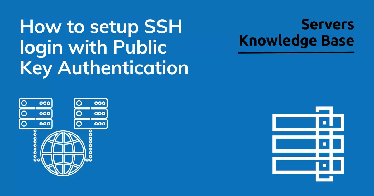 How to setup ssh login with public key authentication