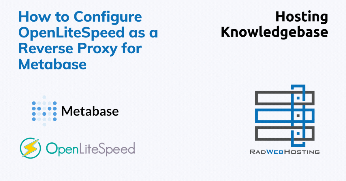 How to configure openlitespeed as a reverse proxy for metabase