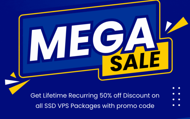 Save 50 percent off ssd vps plans for life