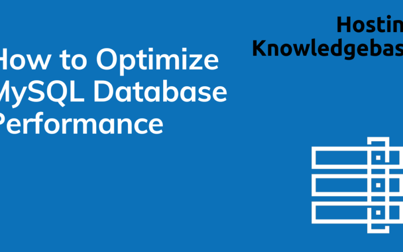 How to optimize mysql database performance