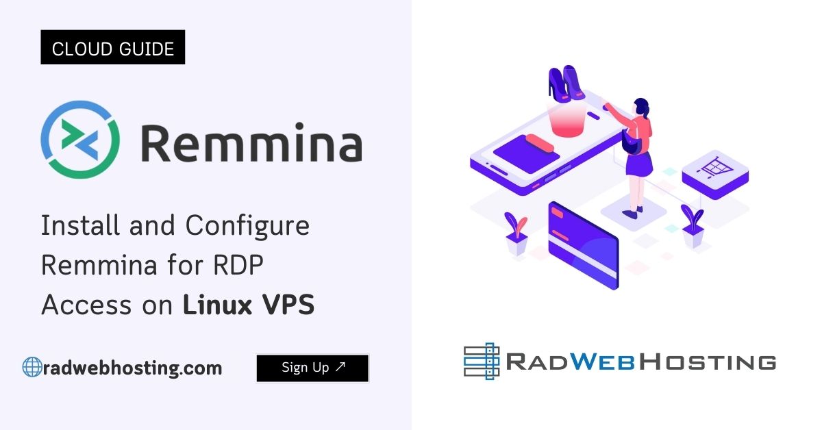 Install and configure remmina for rdp access on linux vps