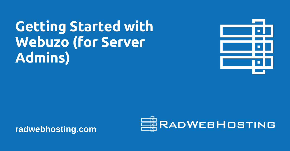 Getting started with webuzo (for server admins)