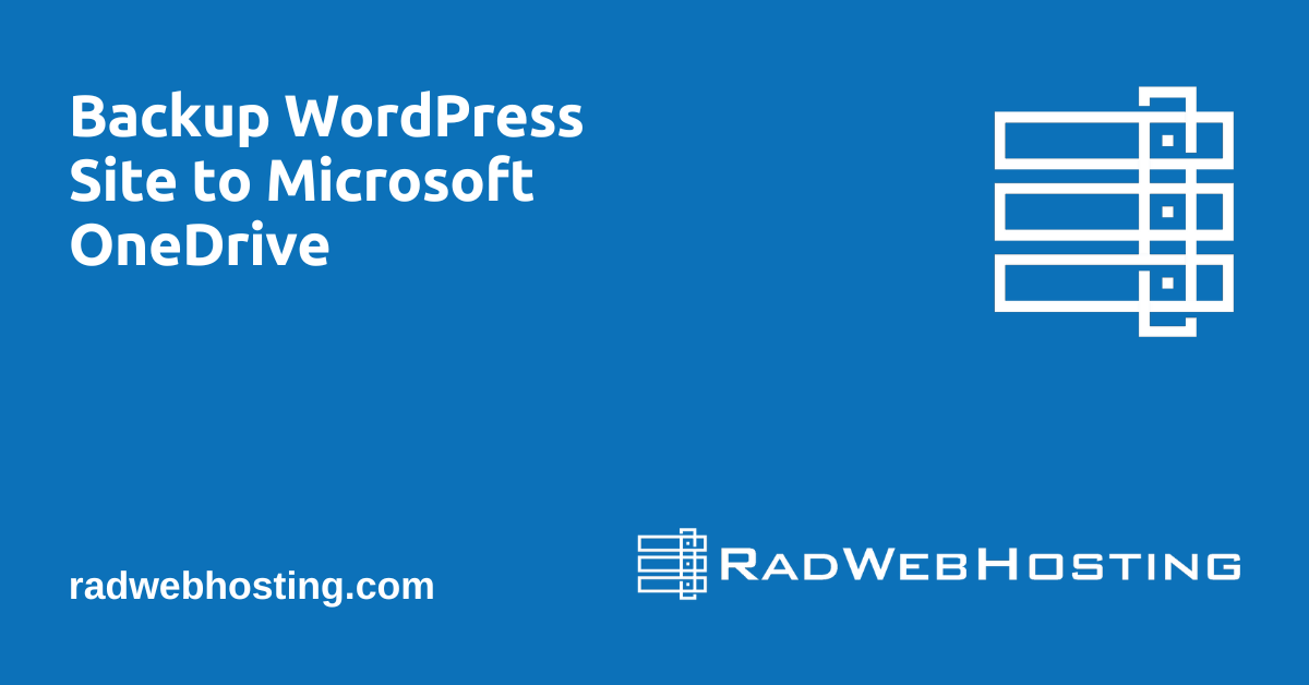 Backup Wordpress Site To Microsoft Onedrive Image 12 Backup wordpress site to microsoft onedrive