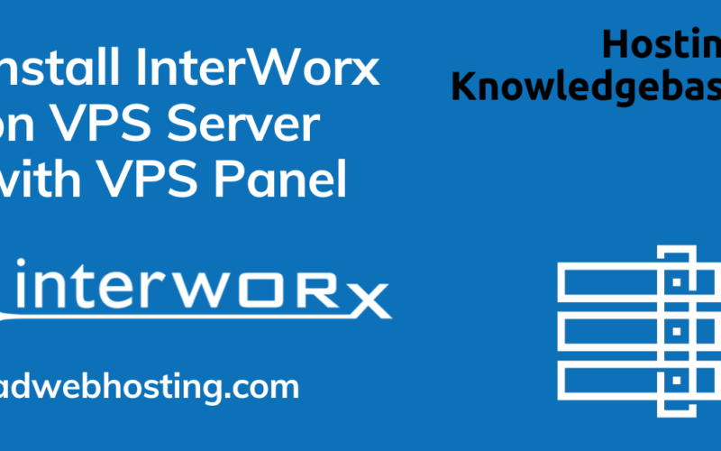 Install interworx on vps server with vps panel