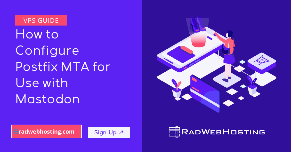 How to configure postfix mta for use with mastodon
