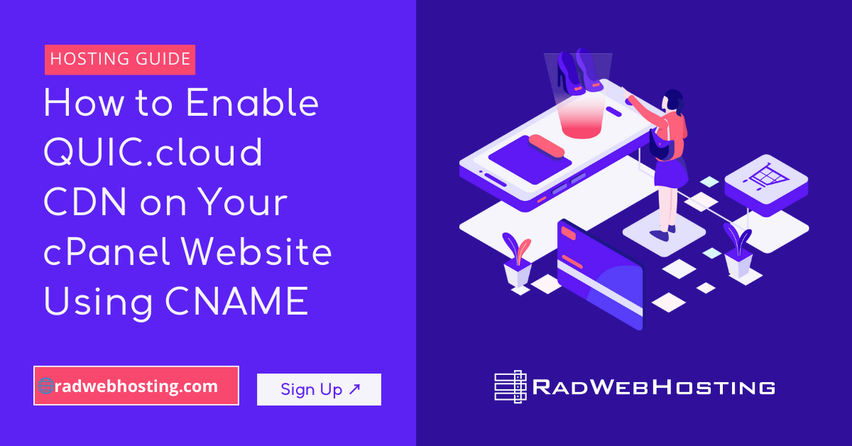 How to enable quic. Cloud cdn on your cpanel website using cname