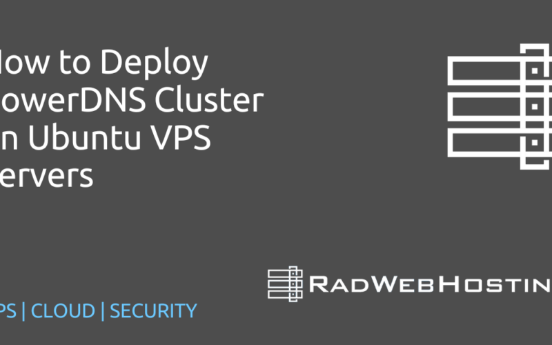 How to deploy powerdns cluster on ubuntu vps servers