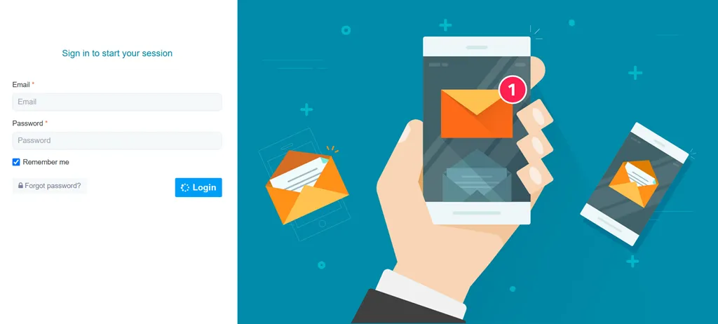 Mailwizz admin login