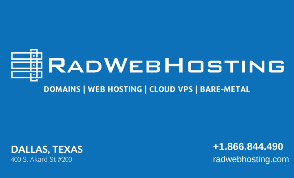 Rad Web Hosting Named Best Web Hosting Provider In Dallas Rad web hosting named best web hosting provider in dallas for 2nd consecutive year