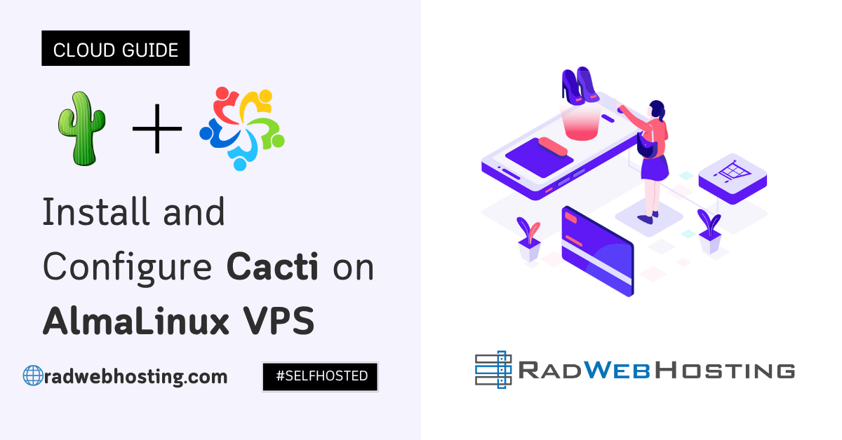 Install and configure cacti on almalinux vps