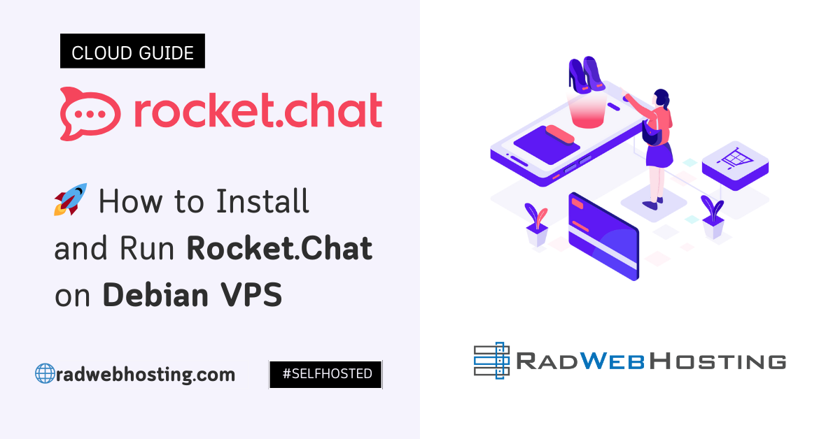 🚀 how to install and run rocket. Chat on debian vps