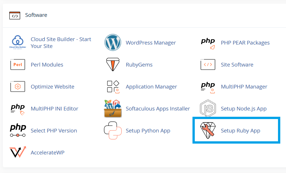 How To Manage Ruby Apps In CPanel - Rad Web Hosting Blog