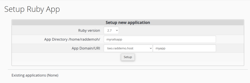 How To Manage Ruby Apps In CPanel - Rad Web Hosting Blog