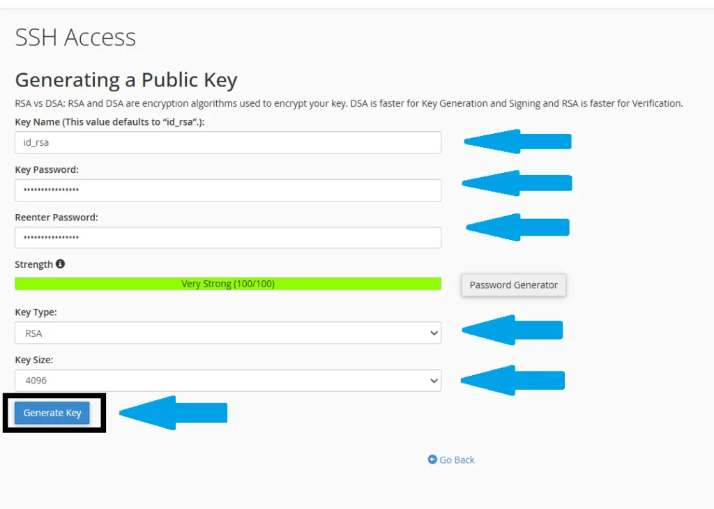 Follow The Steps To Complete Generating A Public Key For Ssh Access In Cpanel Follow the steps to complete generating a public key for ssh access in cpanel