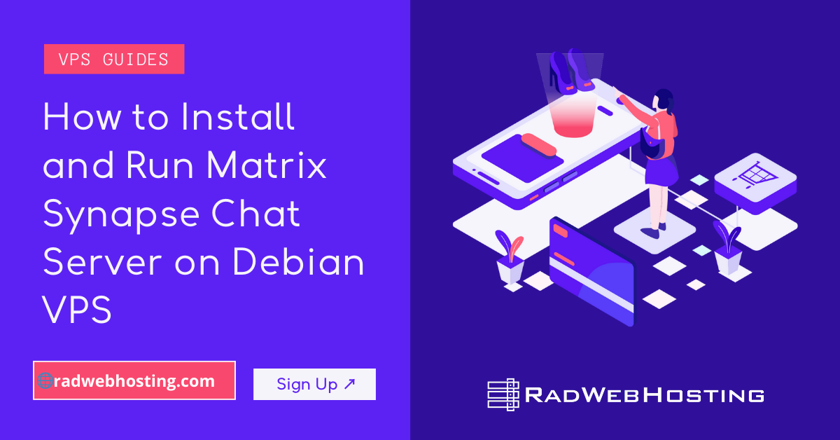 How to install and run matrix synapse chat server on debian vps
