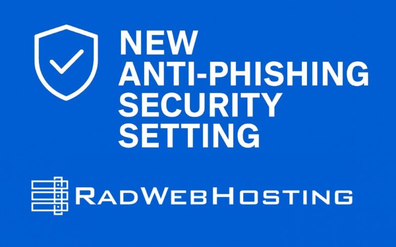 New Anti-Phishing Security Setting Now Available In Client Area Image 1 🔒 new anti-phishing security setting now available in client area