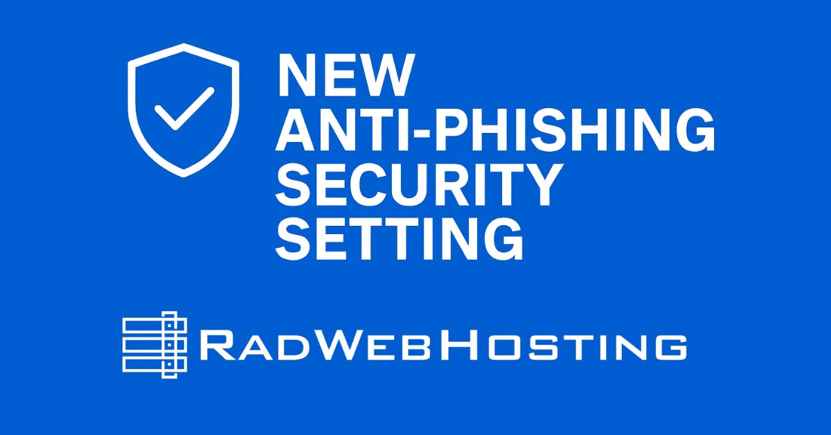 New Anti-Phishing Security Setting Now Available In Client Area Image 12 🔒 new anti-phishing security setting now available in client area