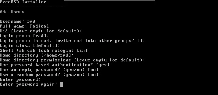 Configure User - Launch A Freebsd 15 Vps Configure user - launch a freebsd 15 vps