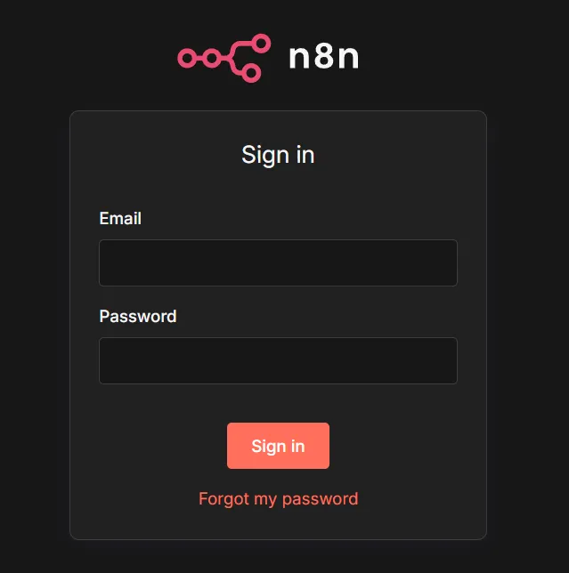 Login To N8N Instance In Browser Login to n8n instance