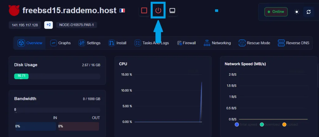 Power Down Server - Launch A Freebsd 15 Vps Power down server - launch a freebsd 15 vps