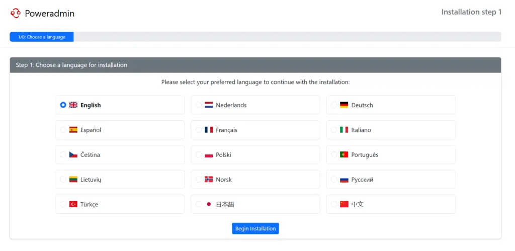How To Deploy Poweradmin On Almalinux Vps - Poweradmin Browser Installation How to deploy poweradmin on almalinux vps - poweradmin browser installation