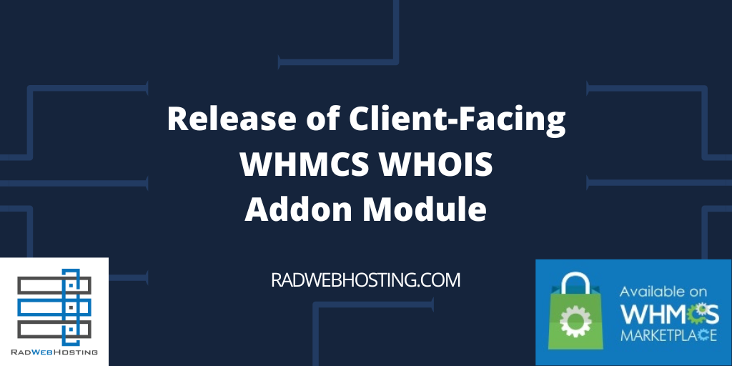 Release of client-facing whmcs whois addon module