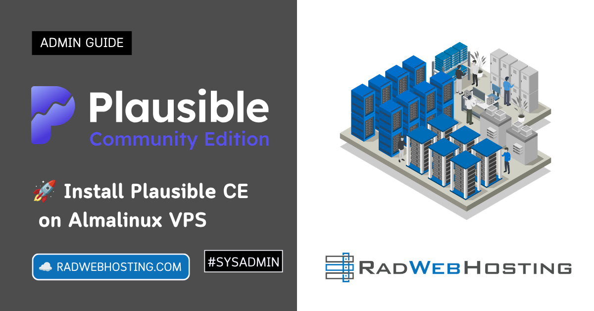 🚀 install plausible ce on almalinux vps