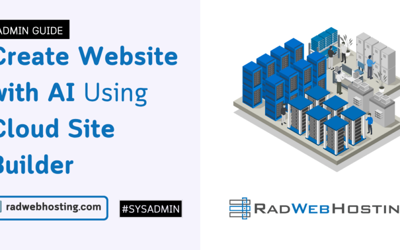 Create Website With Ai Using Cloud Site Builder Image 1 Create website with ai using cloud site builder