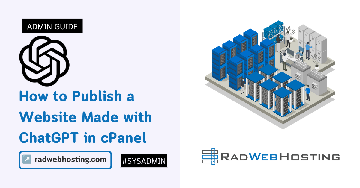 How to publish a website made with chatgpt in cpanel