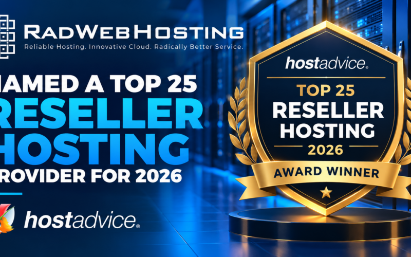 Rad Web Hosting Named A Top Reseller Hosting Provider For 2026 Image 1 Rad web hosting named a top reseller hosting provider by hostadvice for 2026